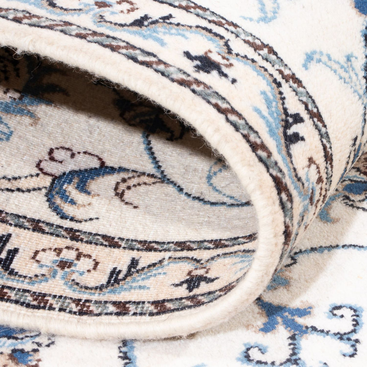 Runner Perser Rug - Nain - 286 x 77 cm - silver