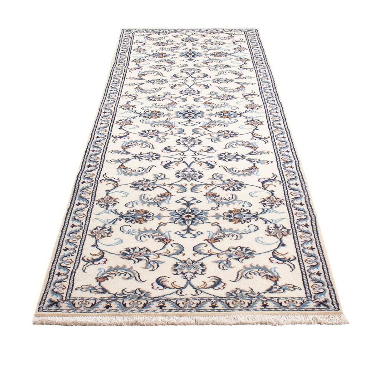 Runner Perser Rug - Nain - 286 x 82 cm - silver