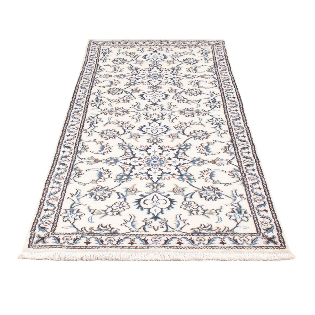 Runner Perser Rug - Nain - 215 x 77 cm - silver