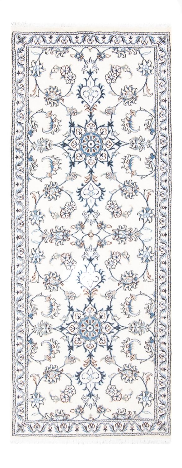 Runner Perser Rug - Nain - 196 x 77 cm - silver
