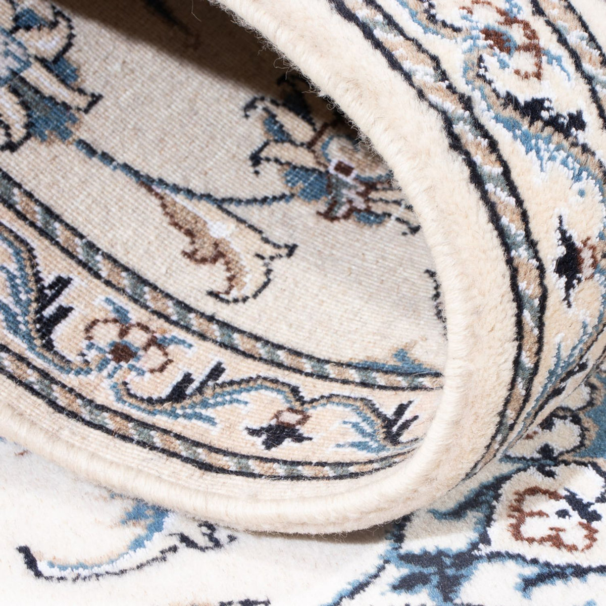 Runner Perser Rug - Nain - 196 x 77 cm - silver