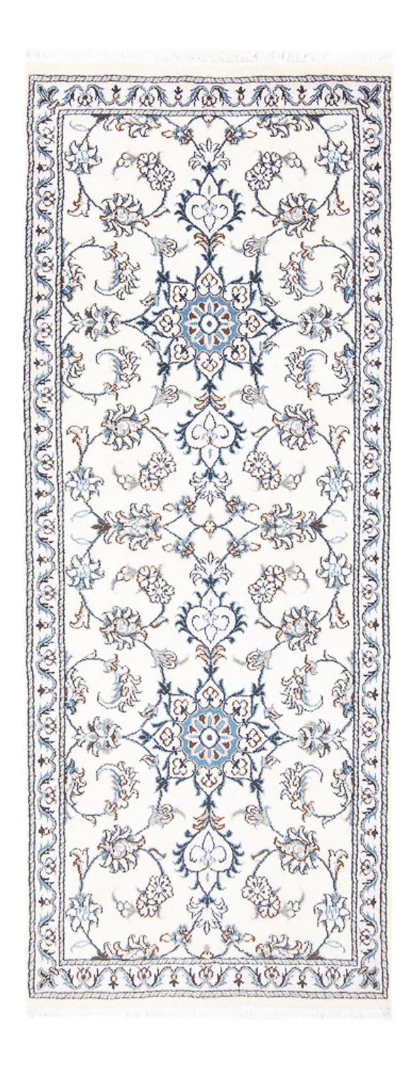 Runner Perser Rug - Nain - 197 x 76 cm - silver