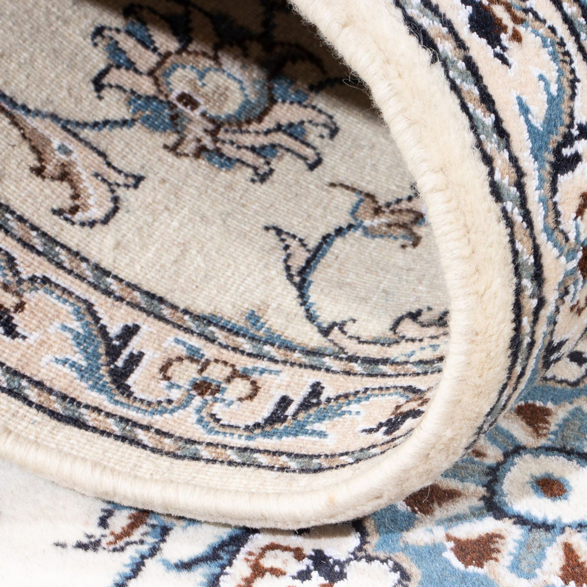 Runner Perser Rug - Nain - 197 x 76 cm - silver