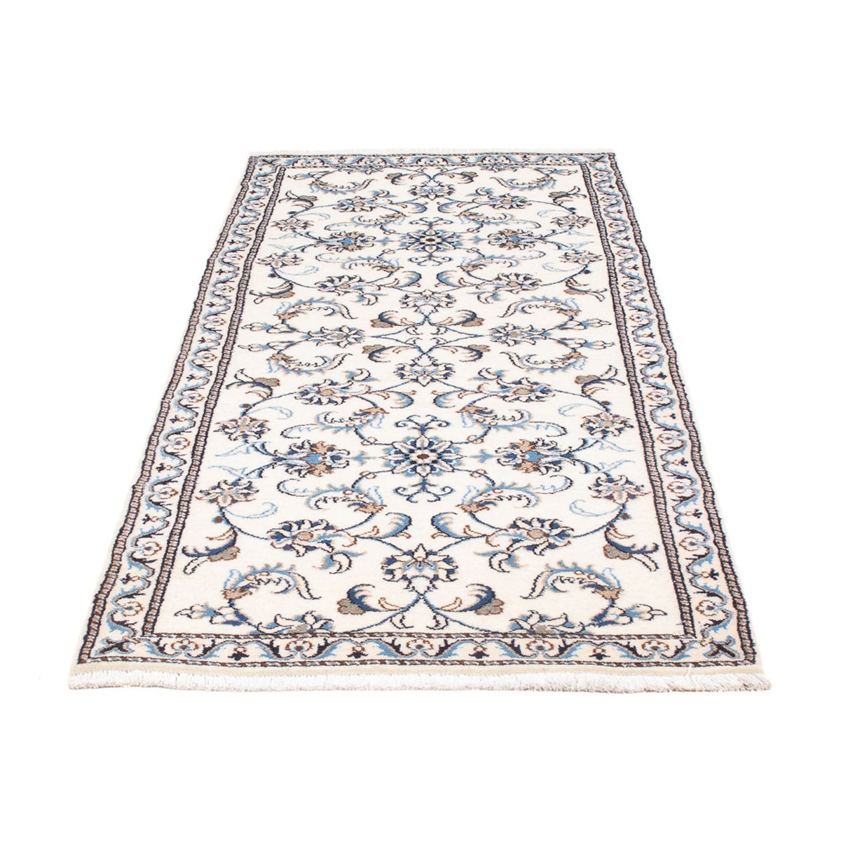 Runner Perser Rug - Nain - 200 x 80 cm - silver