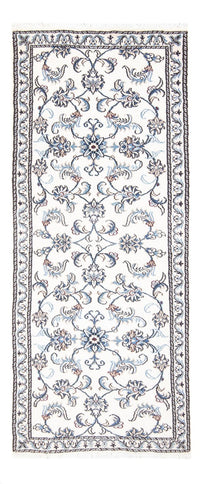 Runner Perser Rug - Nain - 202 x 78 cm - silver