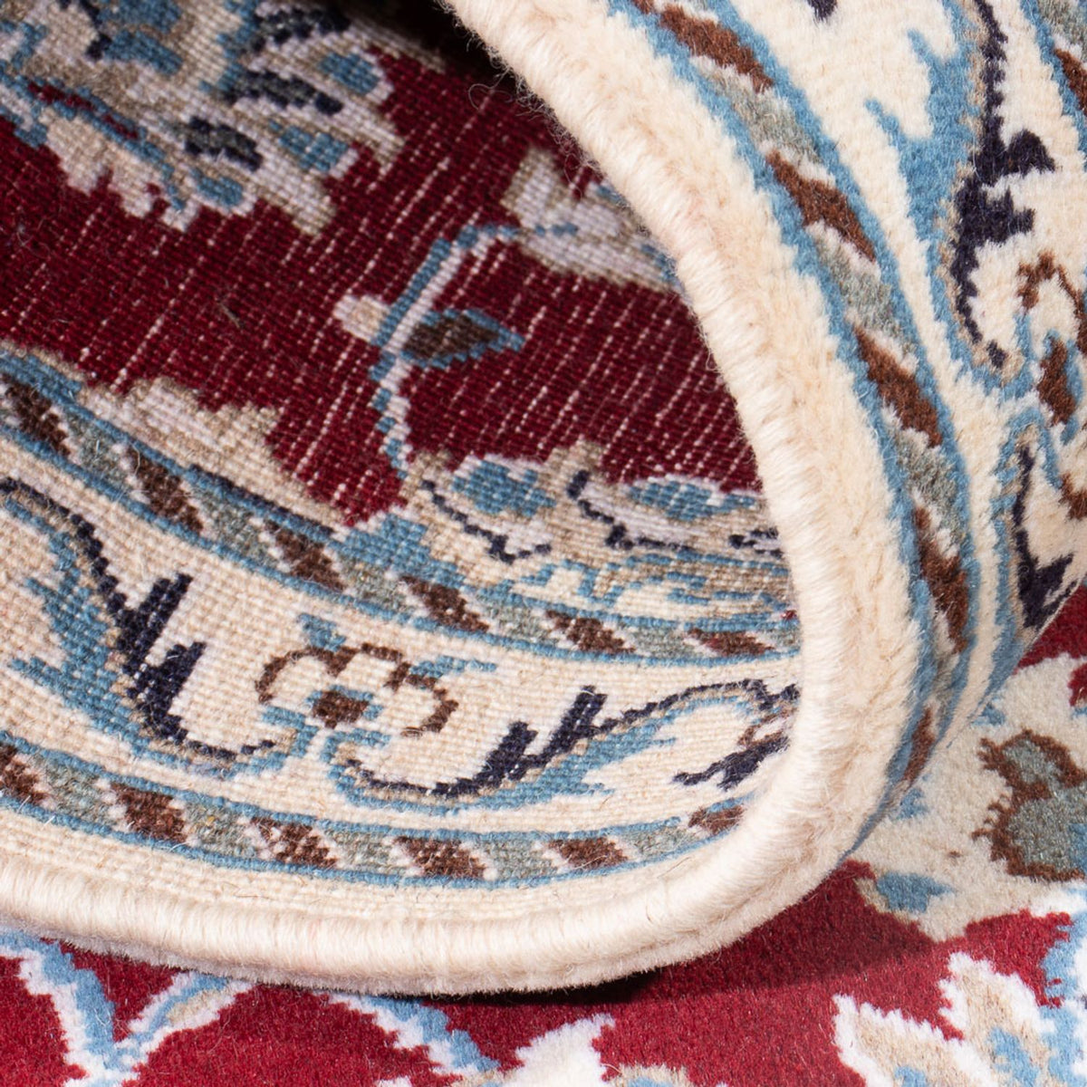 Runner Perser Rug - Nain - 206 x 76 cm - red