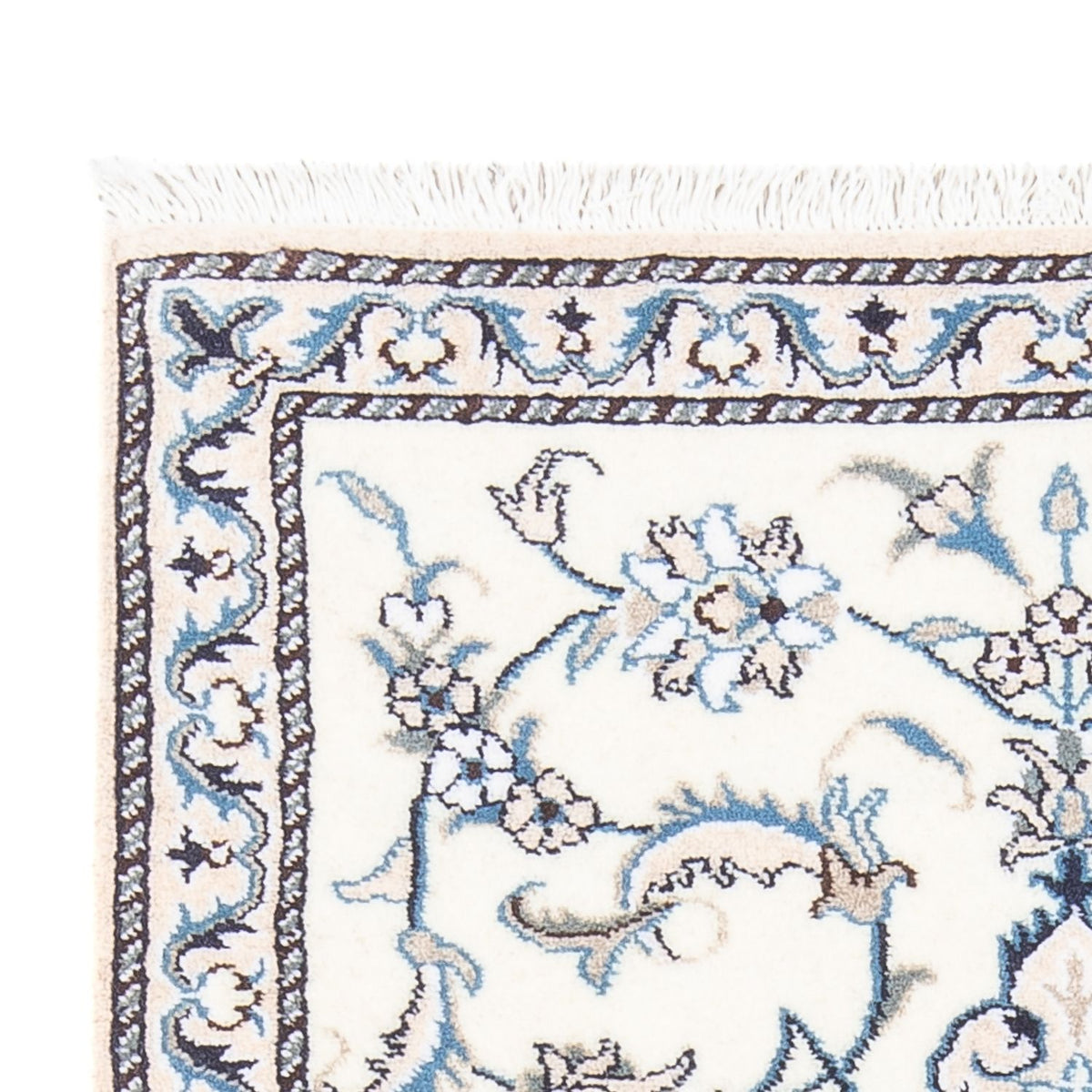 Perser Rug - Nain - 140 x 90 cm - silver