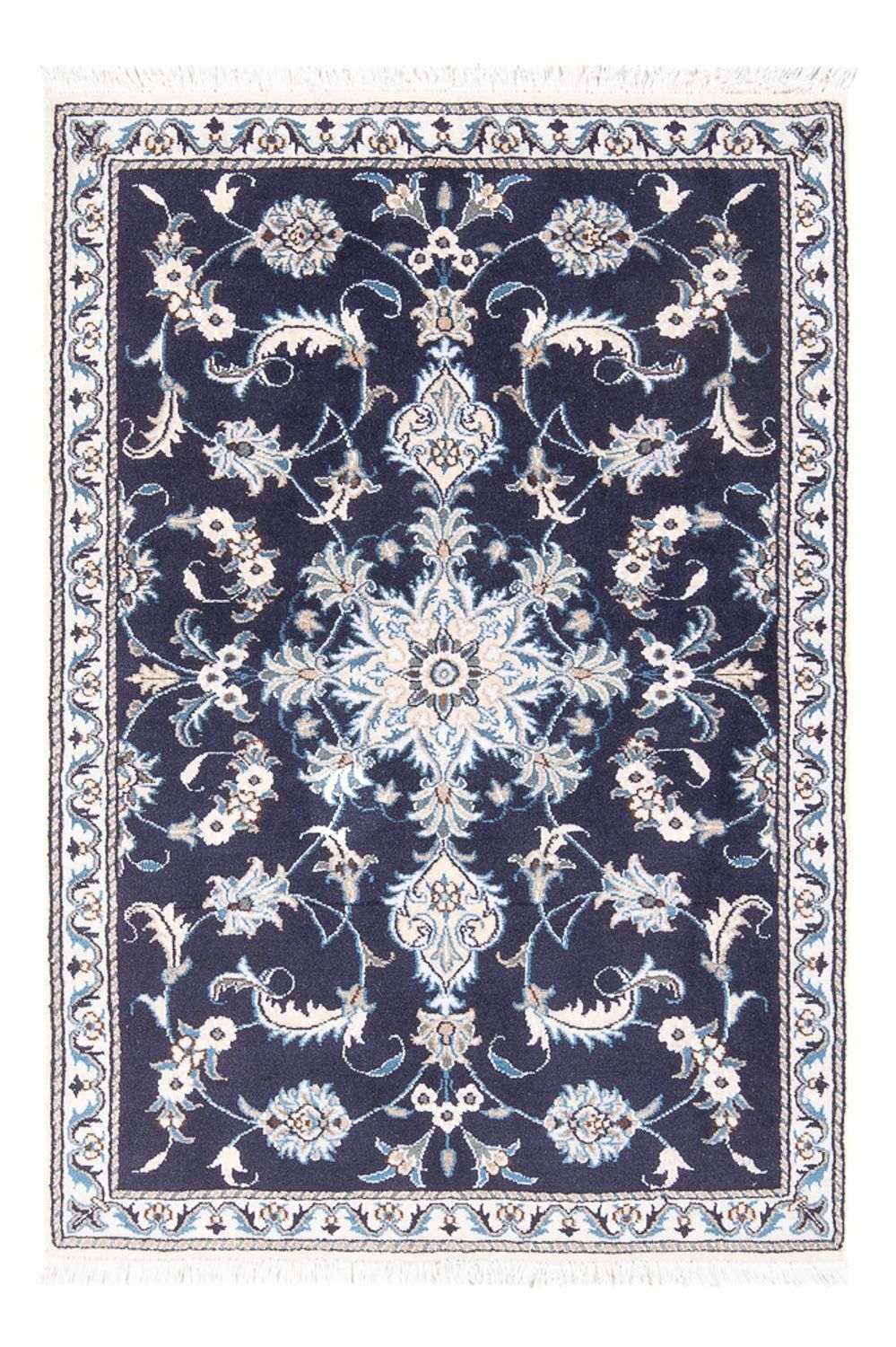 Perser Rug - Nain - 140 x 90 cm - dark blue