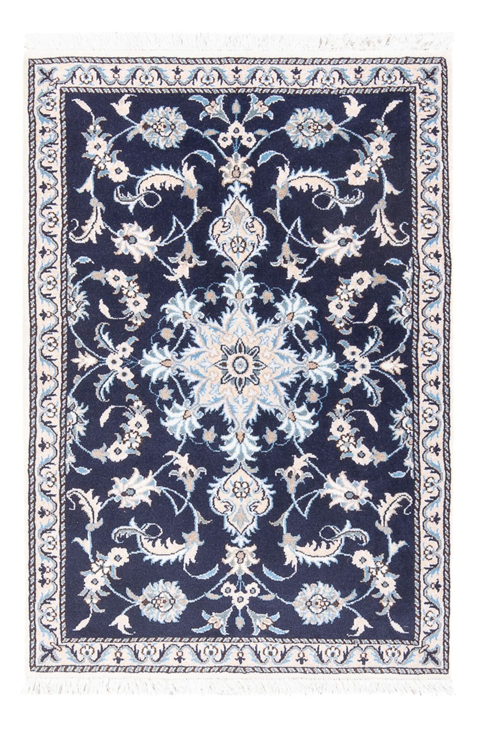 Perser Rug - Nain - 140 x 90 cm - dark blue