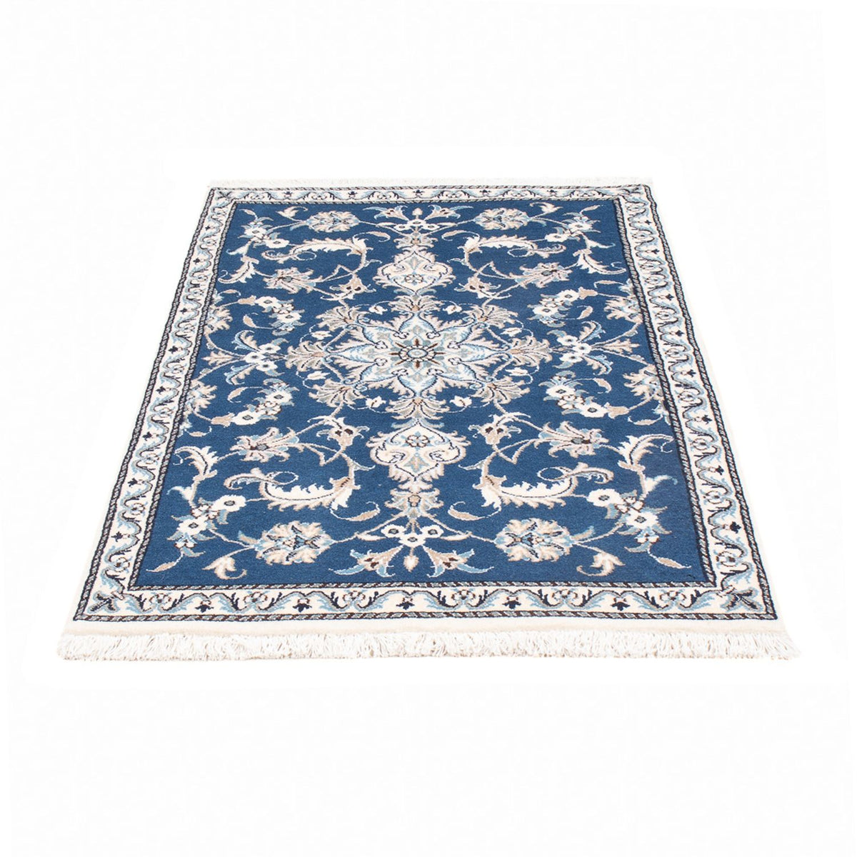 Perser Rug - Nain - 140 x 90 cm - blue