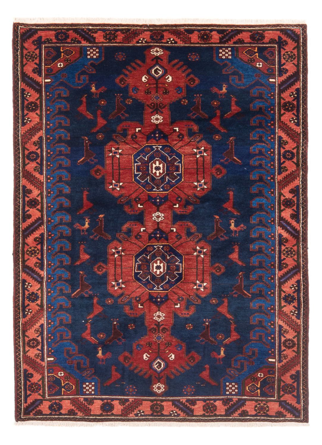 Perser Rug - Nomadic - 197 x 136 cm - blue