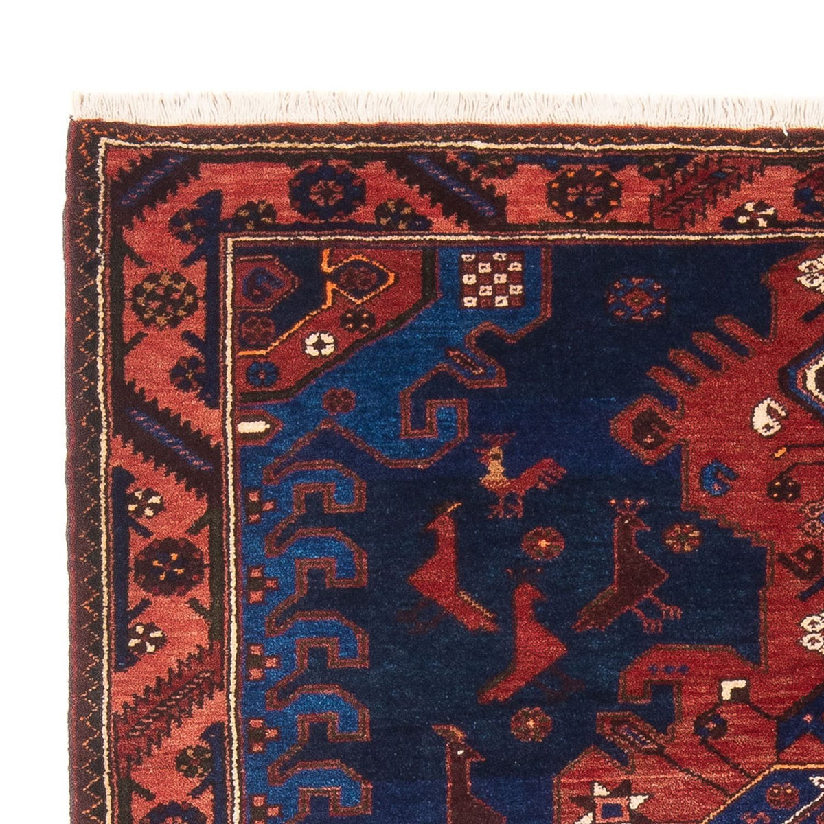 Perser Rug - Nomadic - 197 x 136 cm - blue