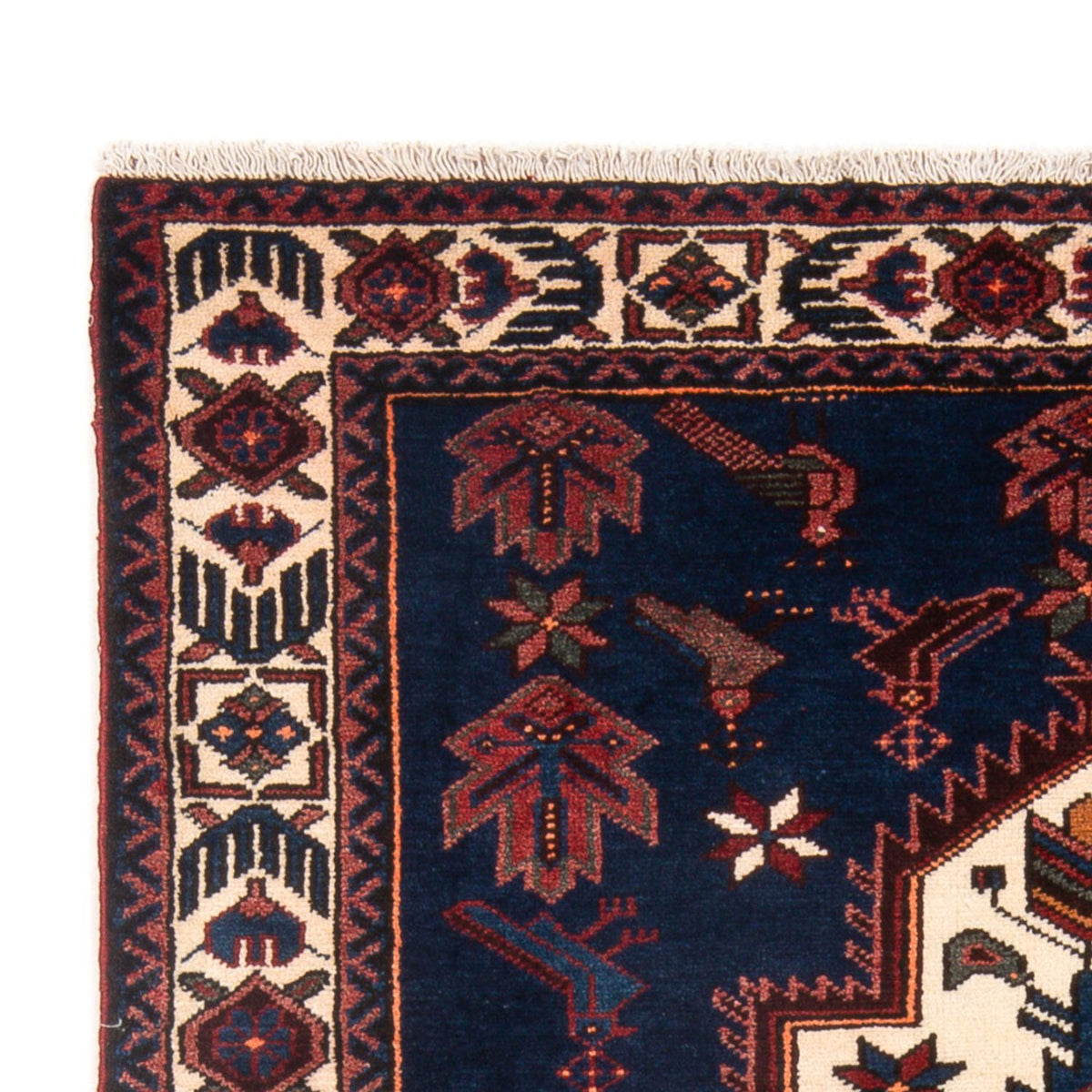 Perser Rug - Nomadic - 205 x 128 cm - dark blue