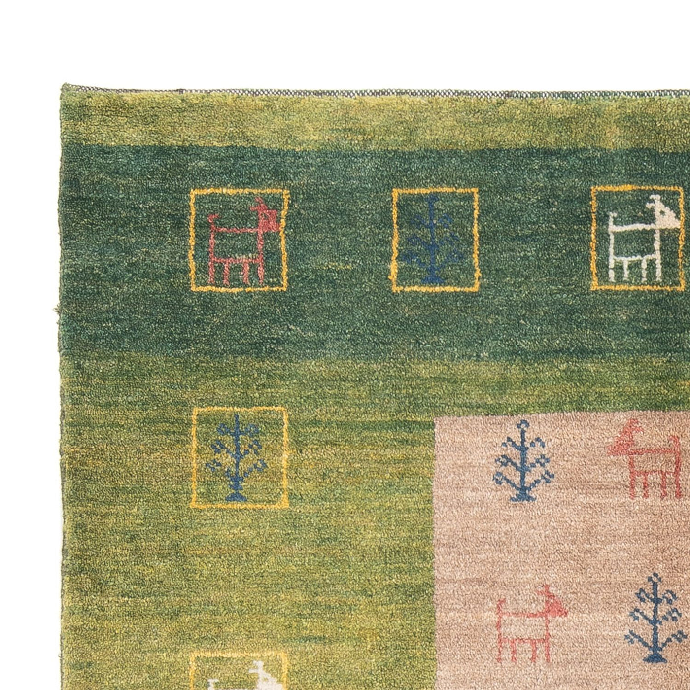 Persian Gabbeh Rug 190x119cm - Perserteppich Wollteppich