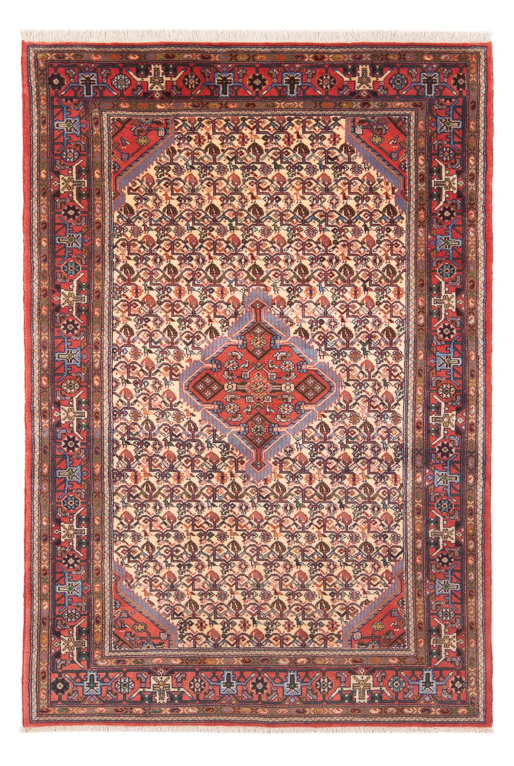 Perser Rug - Nomadic - 194 x 125 cm - cream