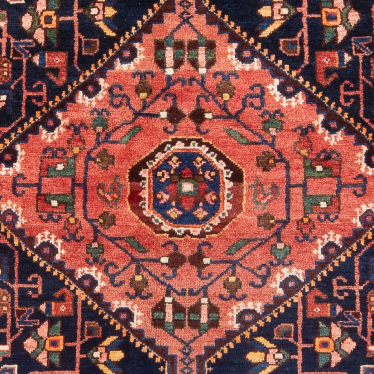 Perser Rug - Nomadic - 215 x 137 cm - dark blue