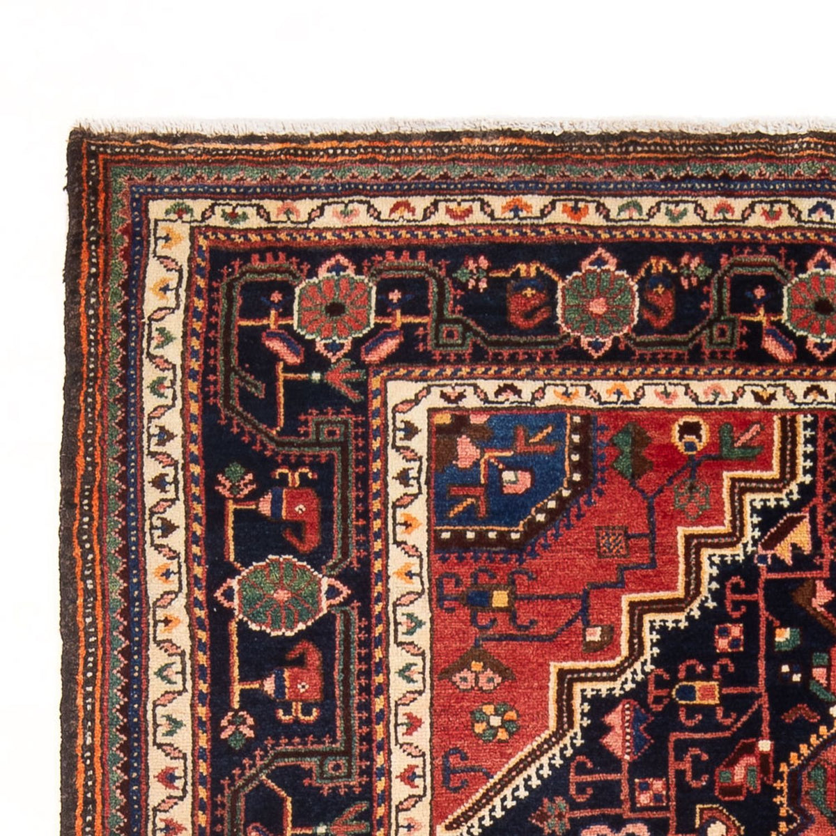 Perser Rug - Nomadic - 215 x 137 cm - dark blue