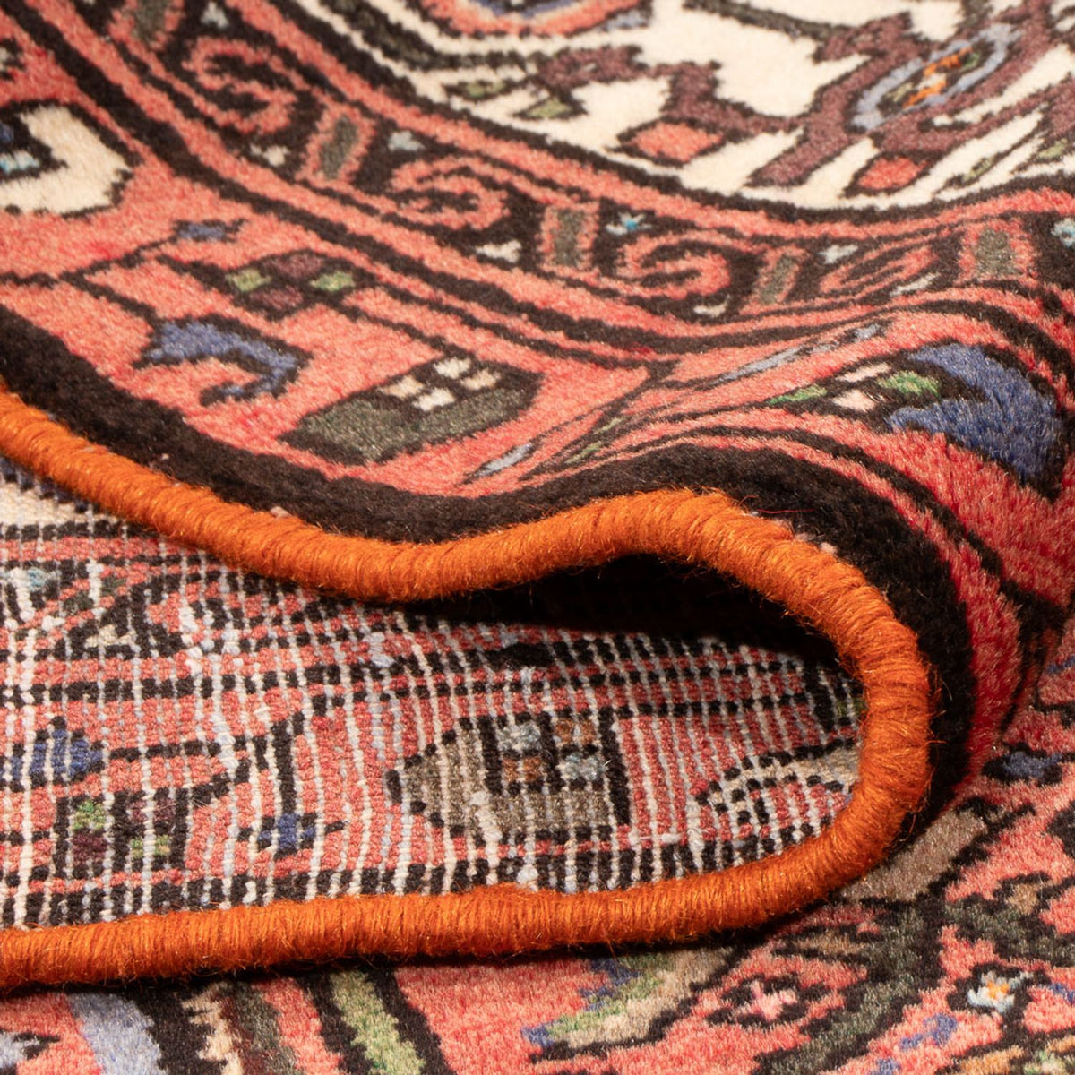 Perser Rug - Nomadic - 202 x 160 cm - red