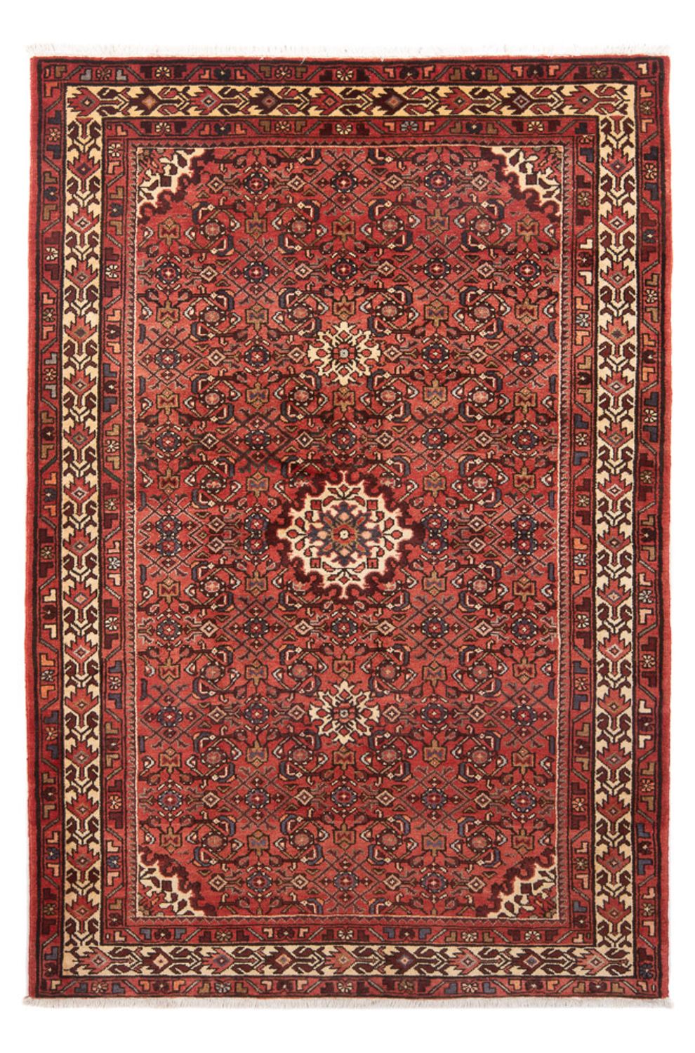 Perser Rug - Nomadic - 218 x 147 cm - red