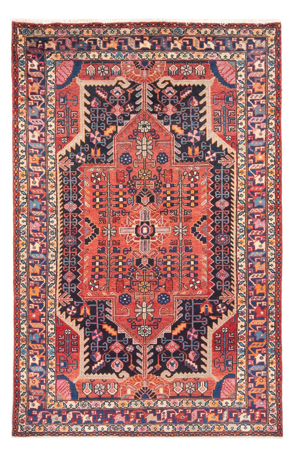 Perser Rug - Nomadic - 248 x 148 cm - light red