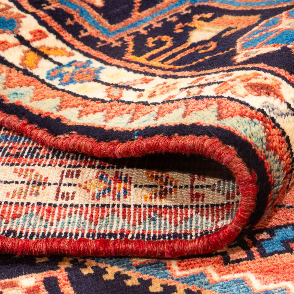 Perser Rug - Nomadic - 224 x 132 cm - light red