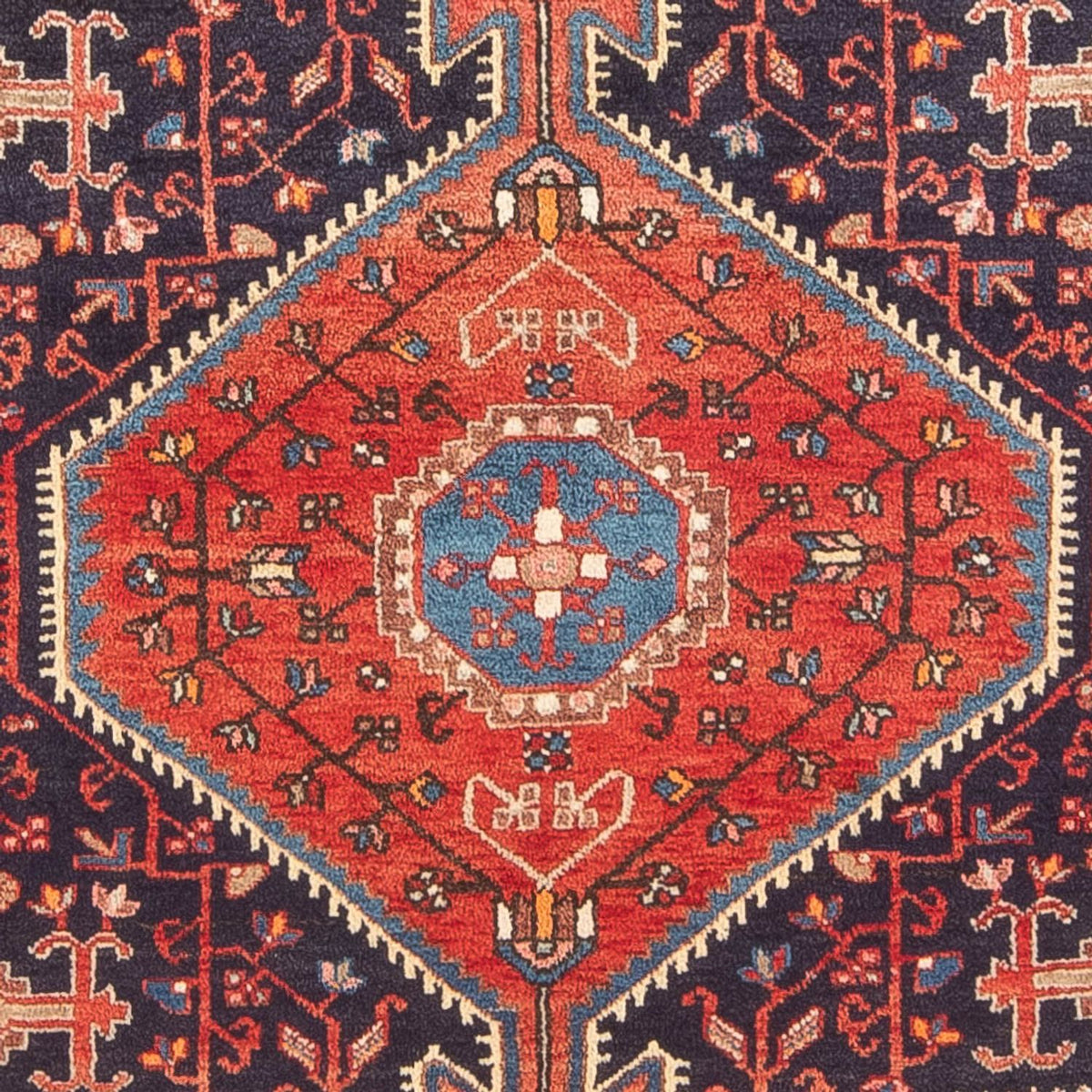 Perser Rug - Nomadic - 225 x 138 cm - light red