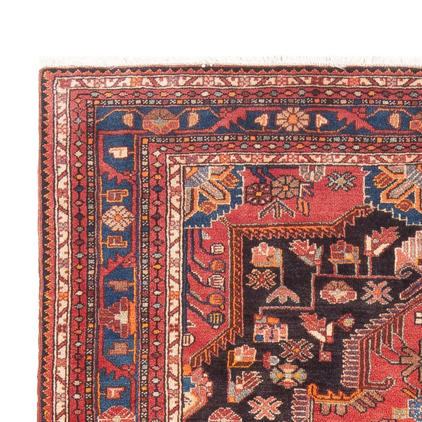 Hamadan Rug 221x154cm - Persian Rugs