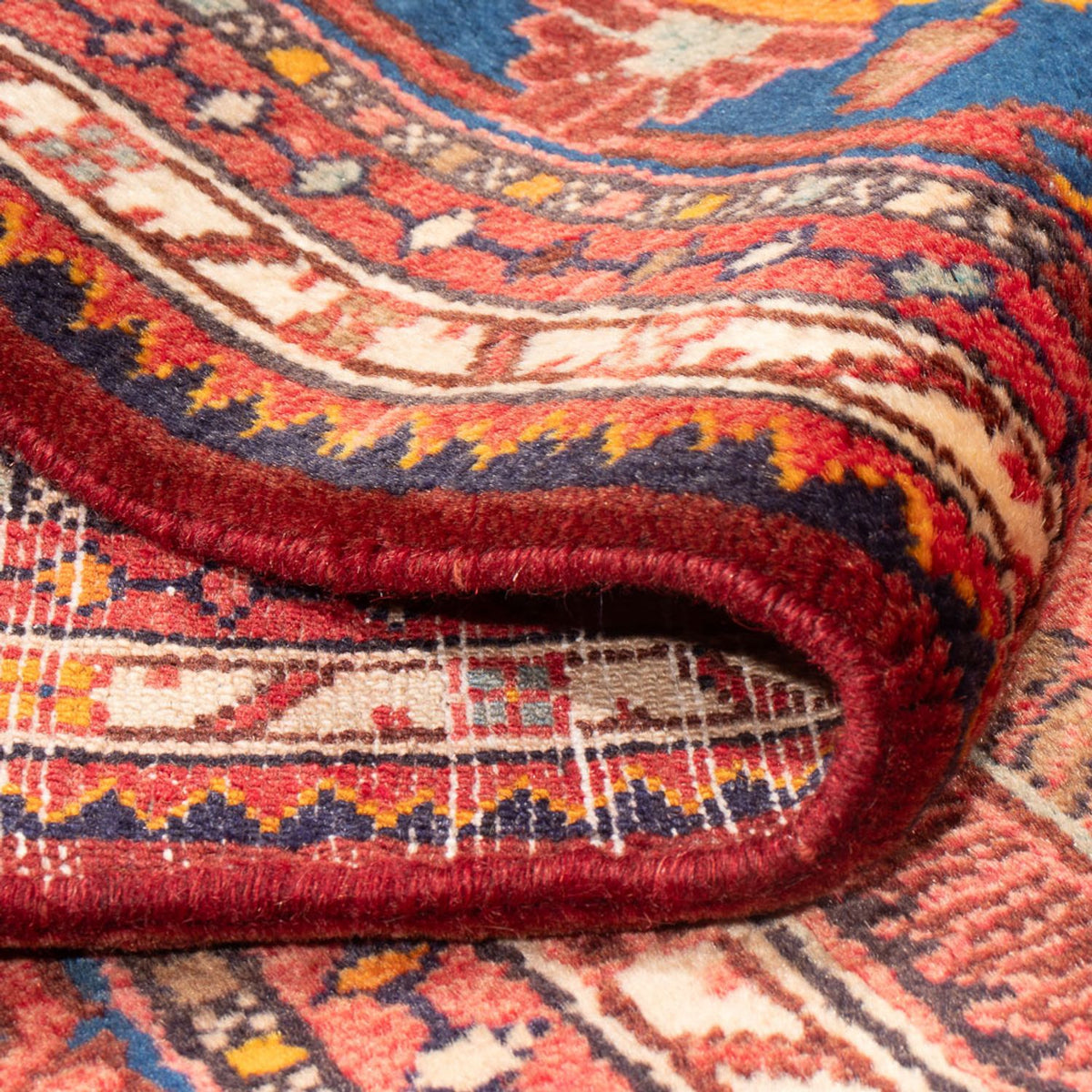 Perser Rug - Nomadic - 221 x 154 cm - light red