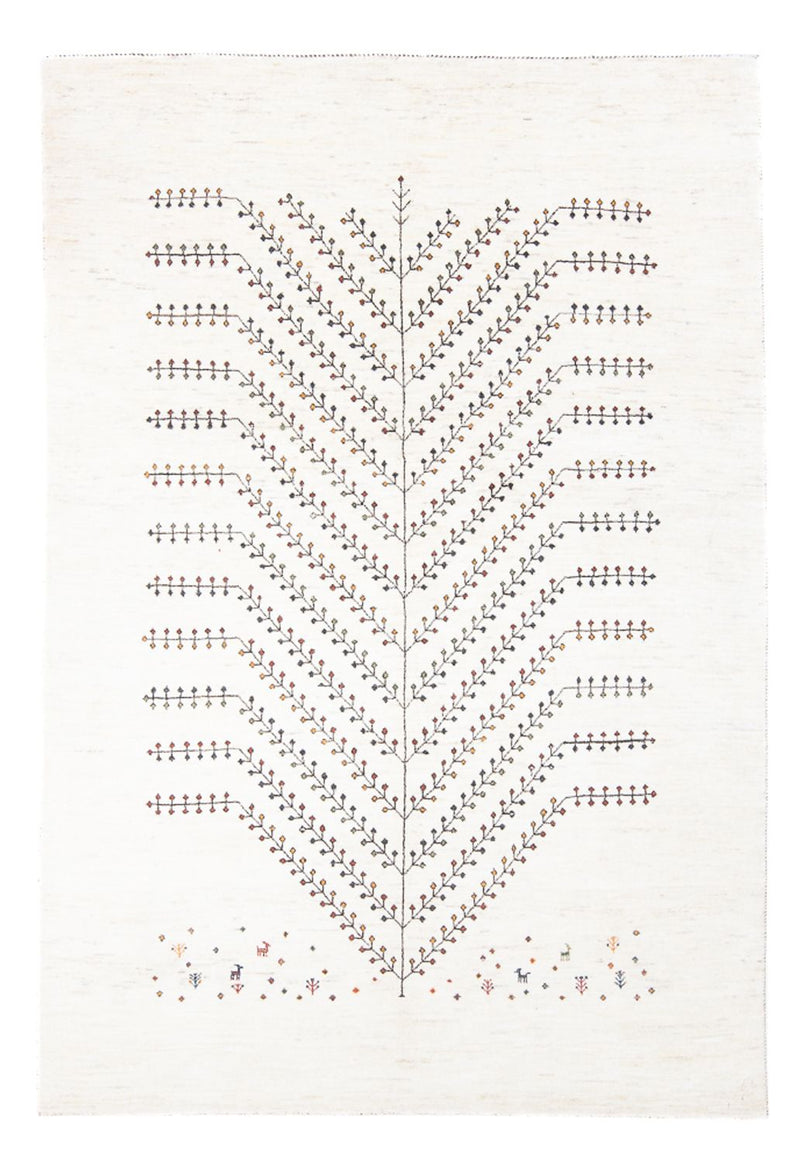 Gabbeh Rug - Loribaft Perser - 233 x 166 cm - white