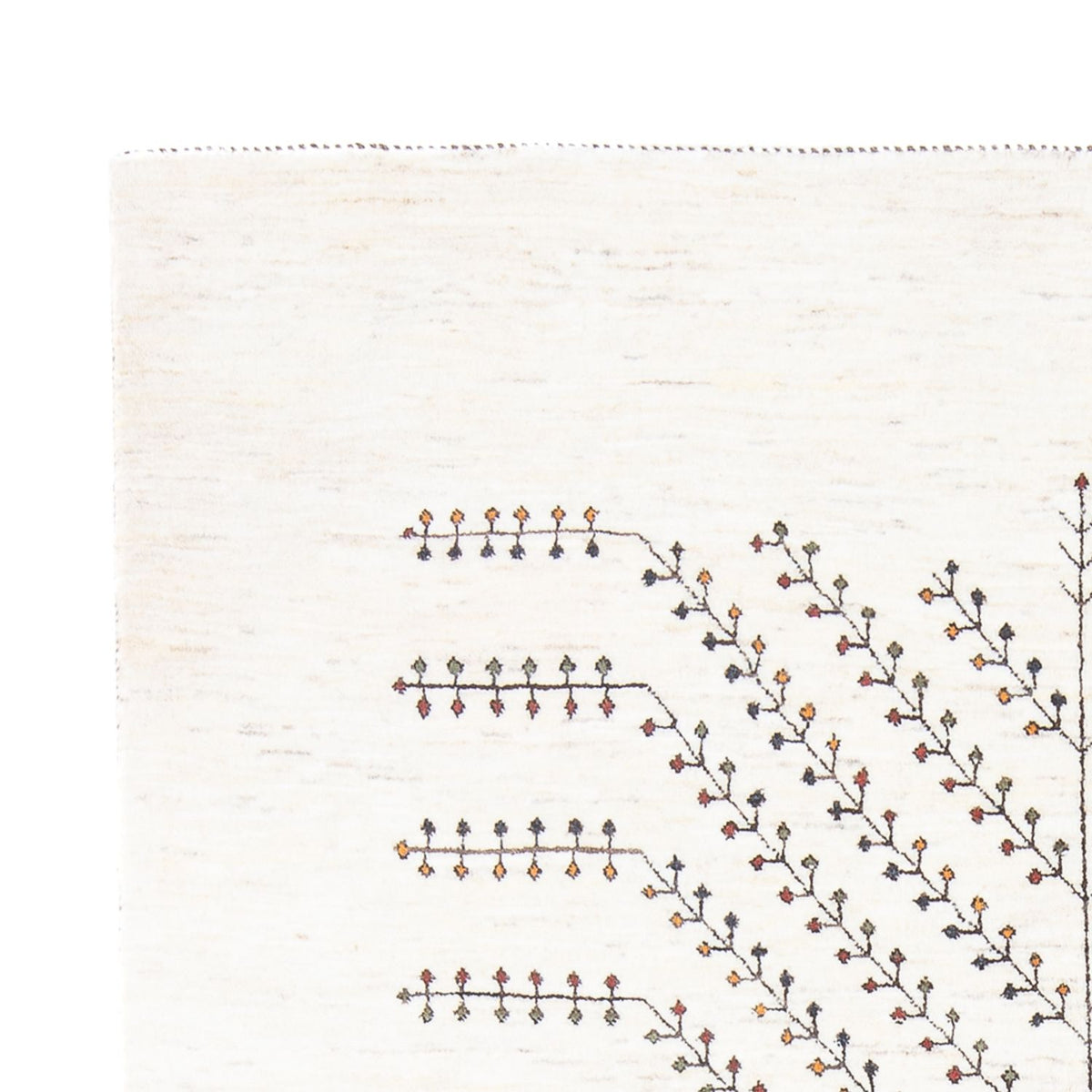 Gabbeh Rug - Loribaft Perser - 233 x 166 cm - white