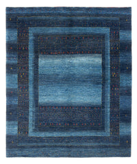 Gabbeh Rug - Loribaft Perser - 216 x 183 cm - dark blue