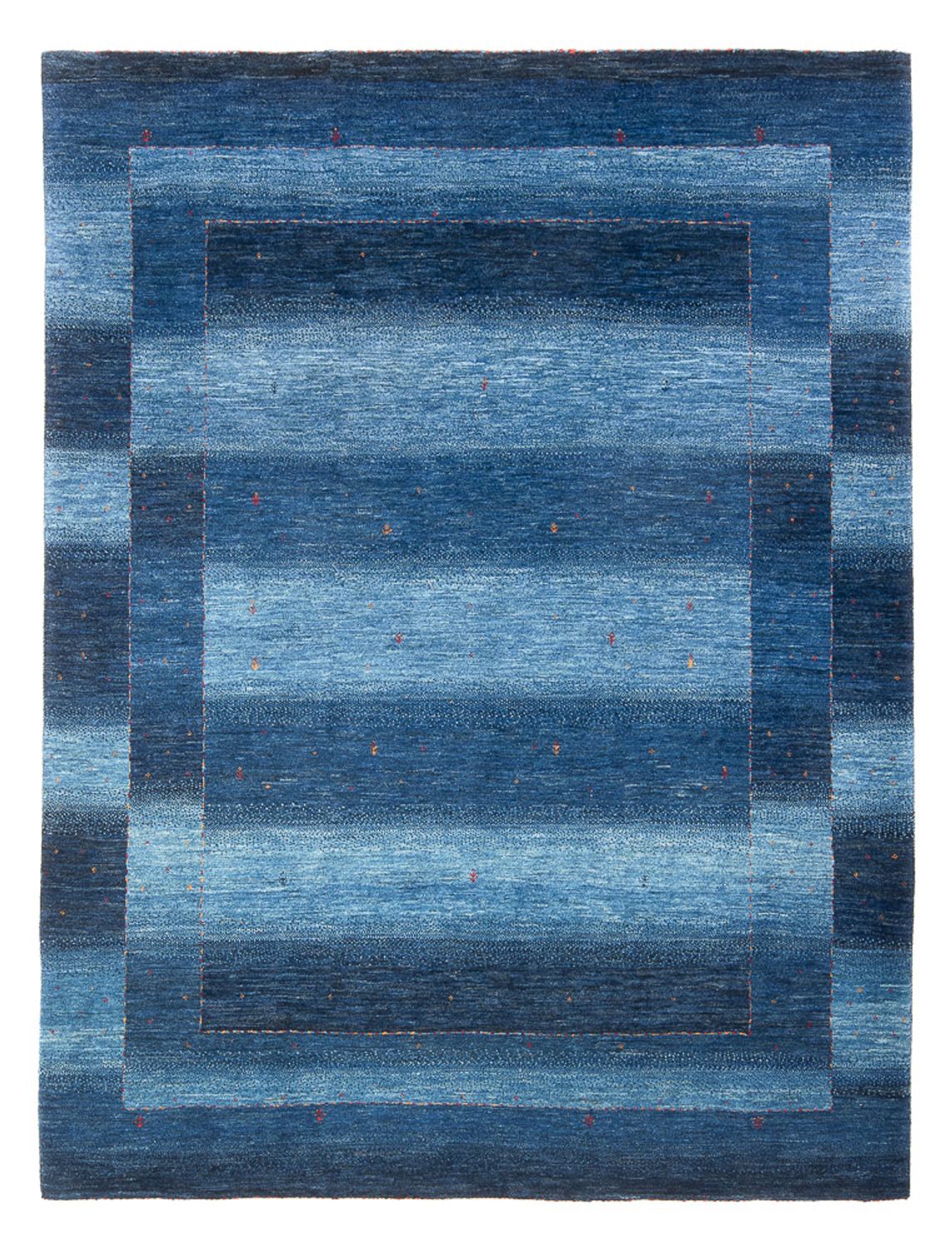 Gabbeh Rug - Loribaft Perser - 232 x 179 cm - sea blue