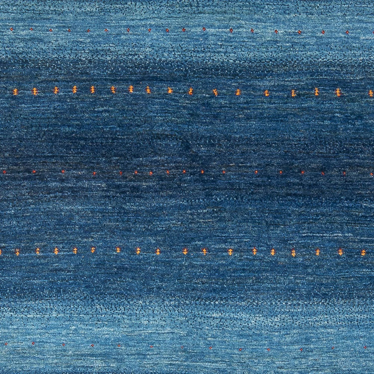 Gabbeh Rug - Loribaft Perser - 241 x 180 cm - sea blue