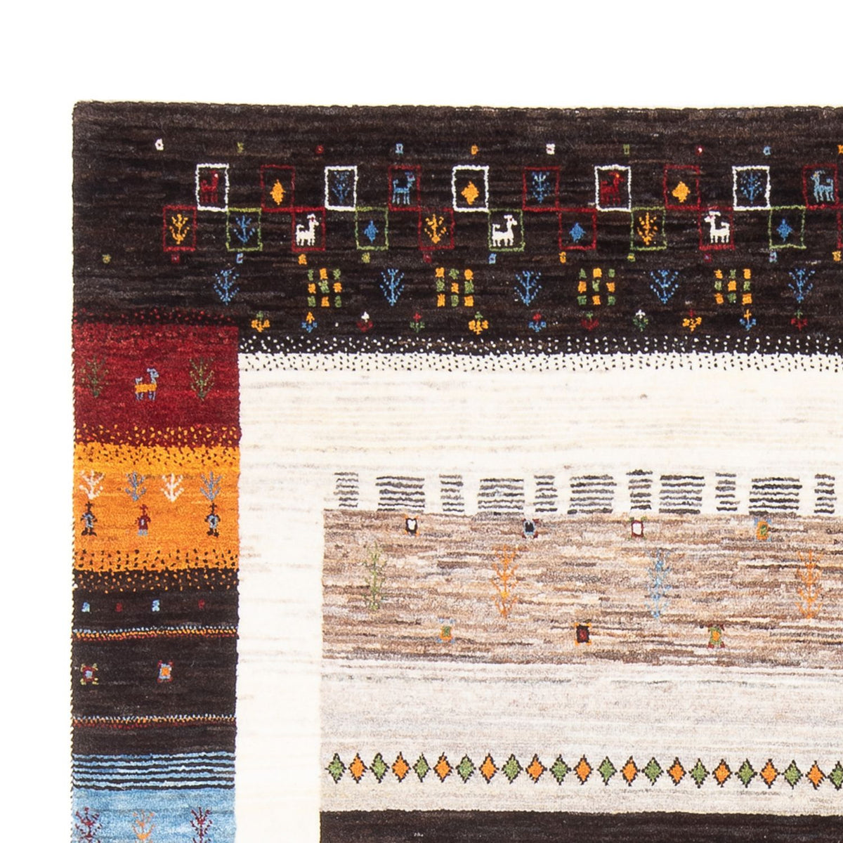 Loribaft Rug 175x248cm - Perserteppich Wollteppich