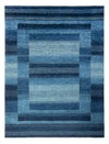 Loribaft Rug 212x286cm - Perserteppich Wollteppich - Rectangle / Sea Blue / 212 x 286 cm Rectangle