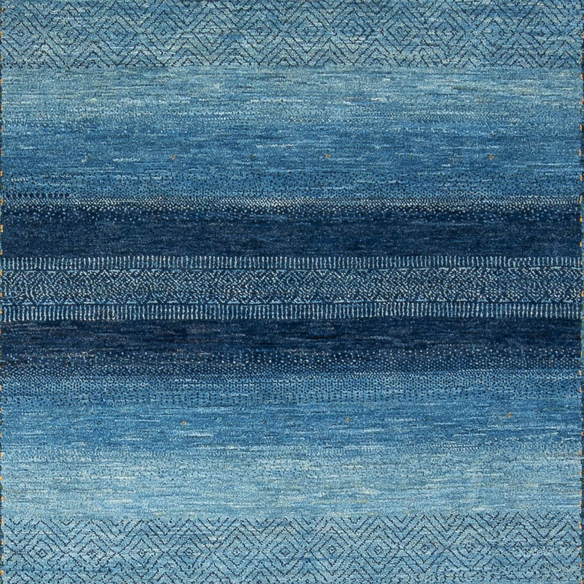 Gabbeh Rug - Loribaft Perser - 286 x 212 cm - sea blue