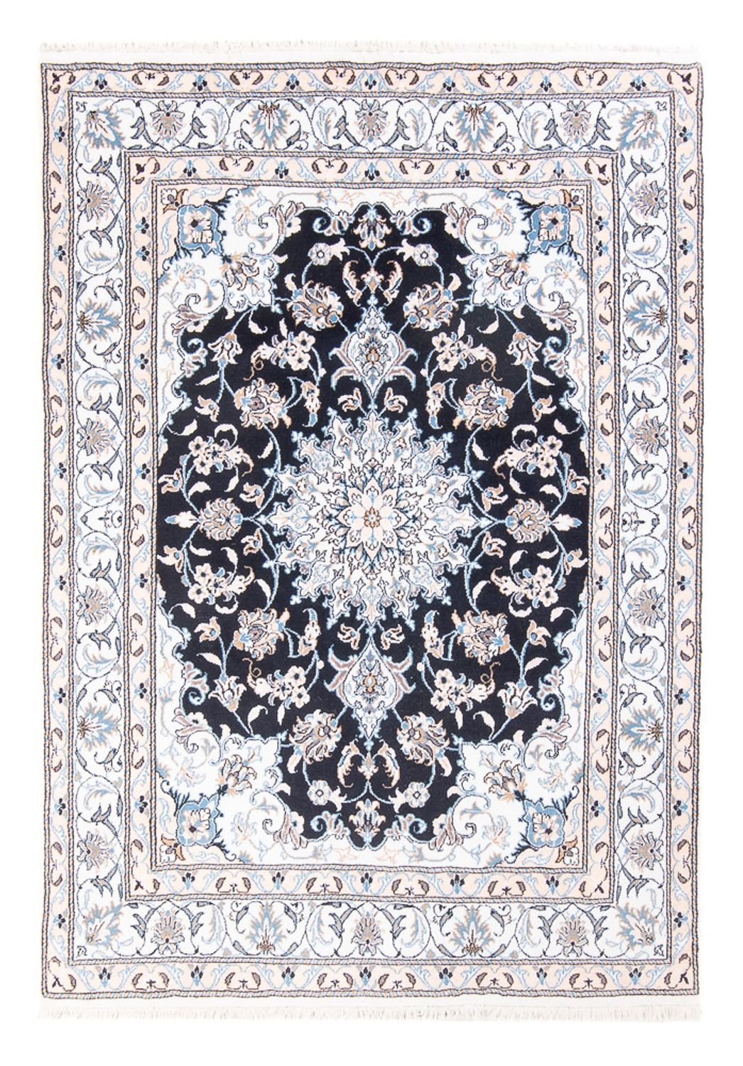 Perser Rug - Nain - Royal - 202 x 145 cm - dark blue