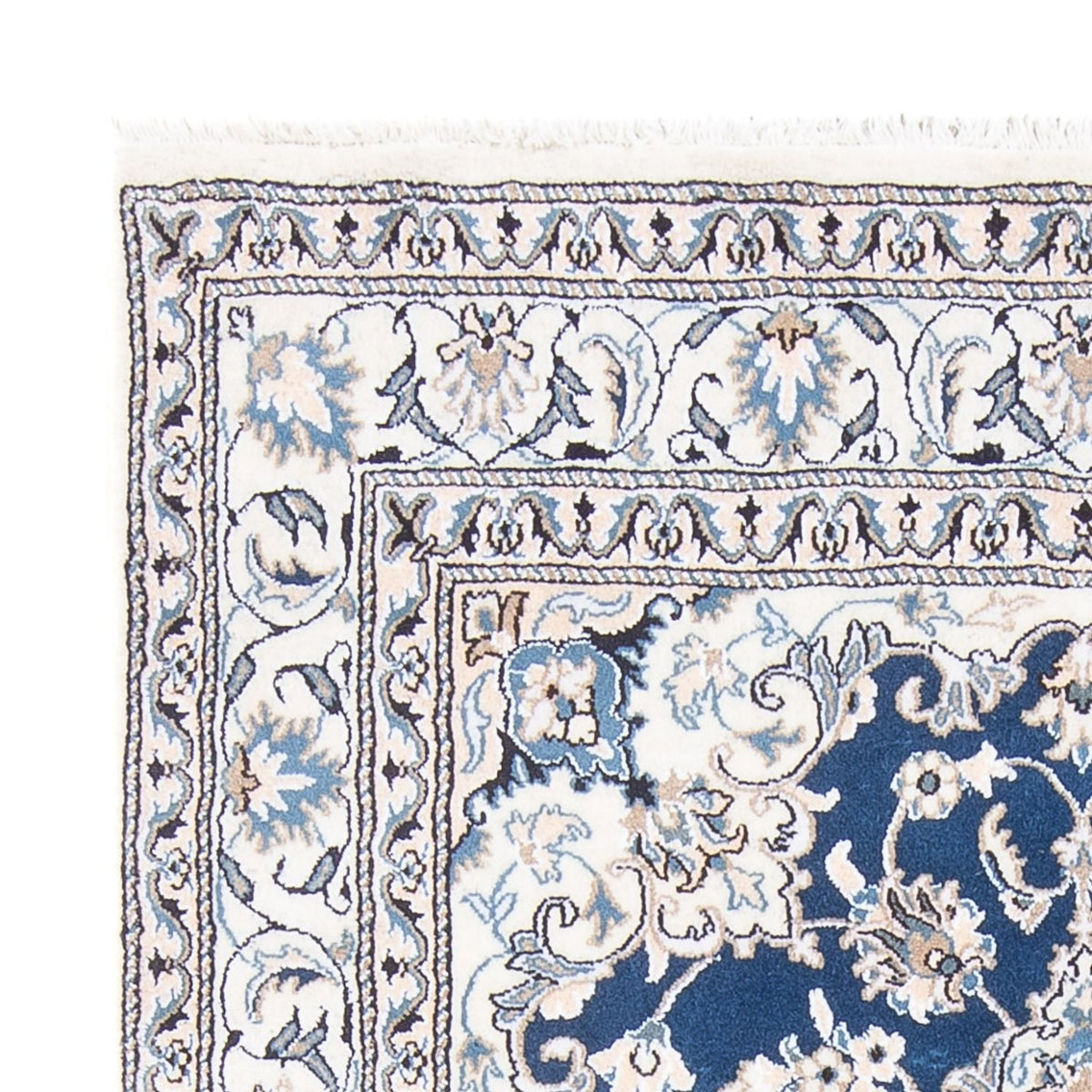 Perser Rug - Nain - Royal - 196 x 147 cm - dark camel