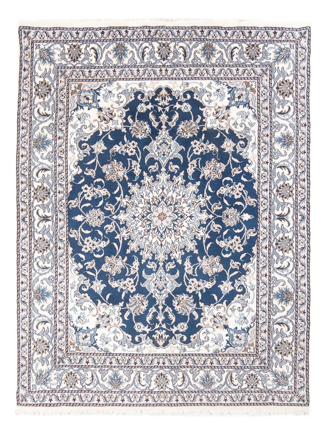 Perser Rug - Nain - Royal - 197 x 147 cm - blue