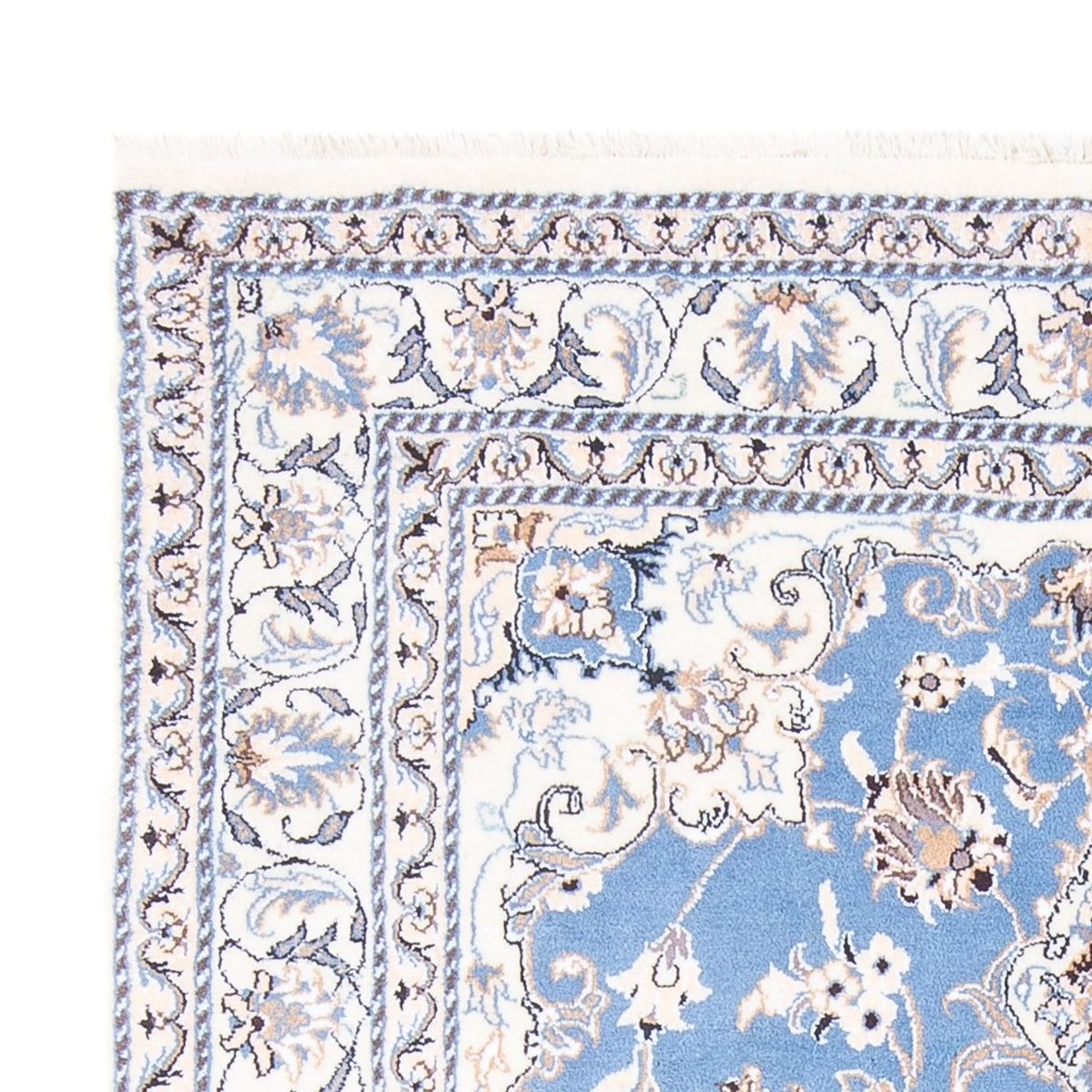 Perser Rug - Nain - Royal - 202 x 150 cm - light blue