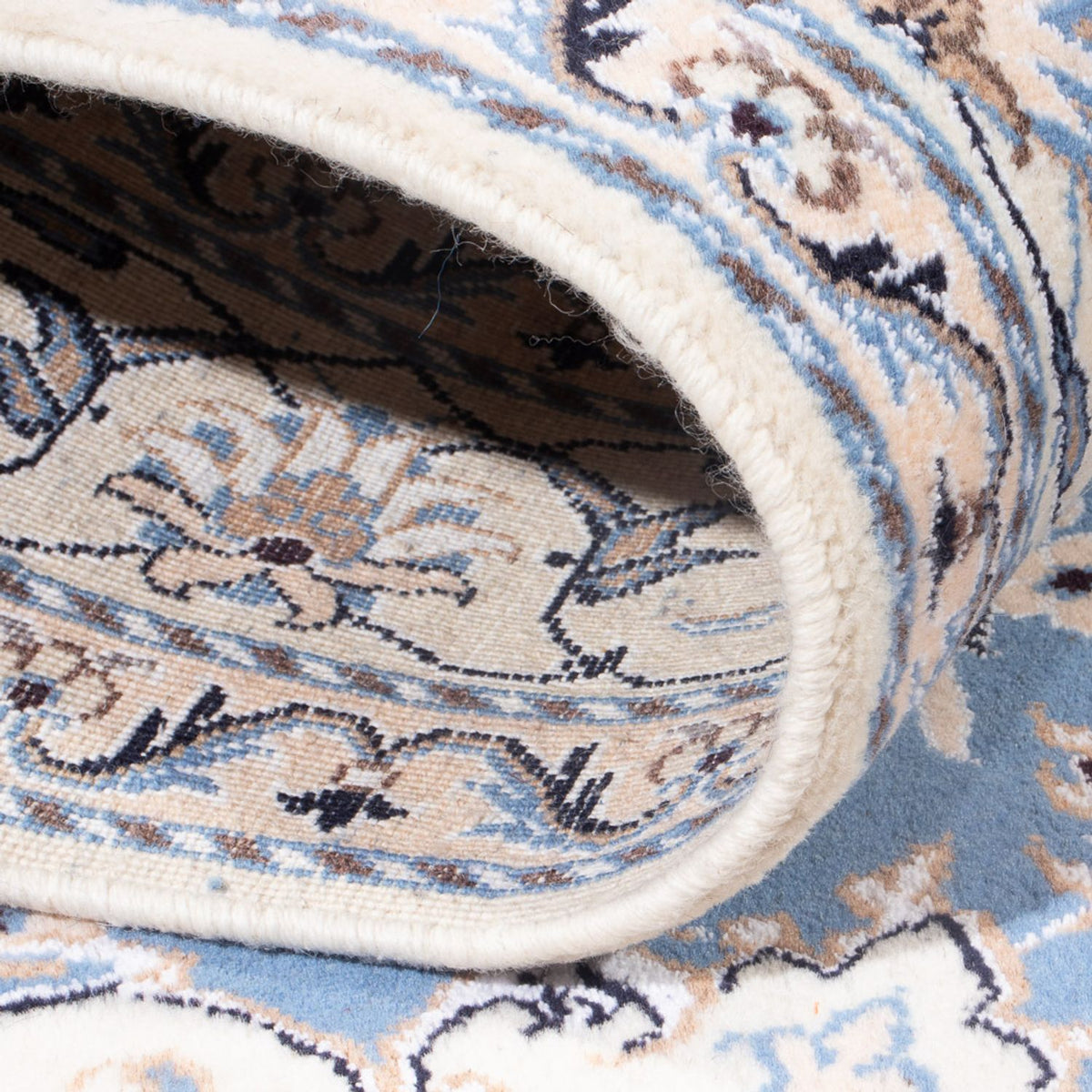 Perser Rug - Nain - Royal - 202 x 150 cm - light blue