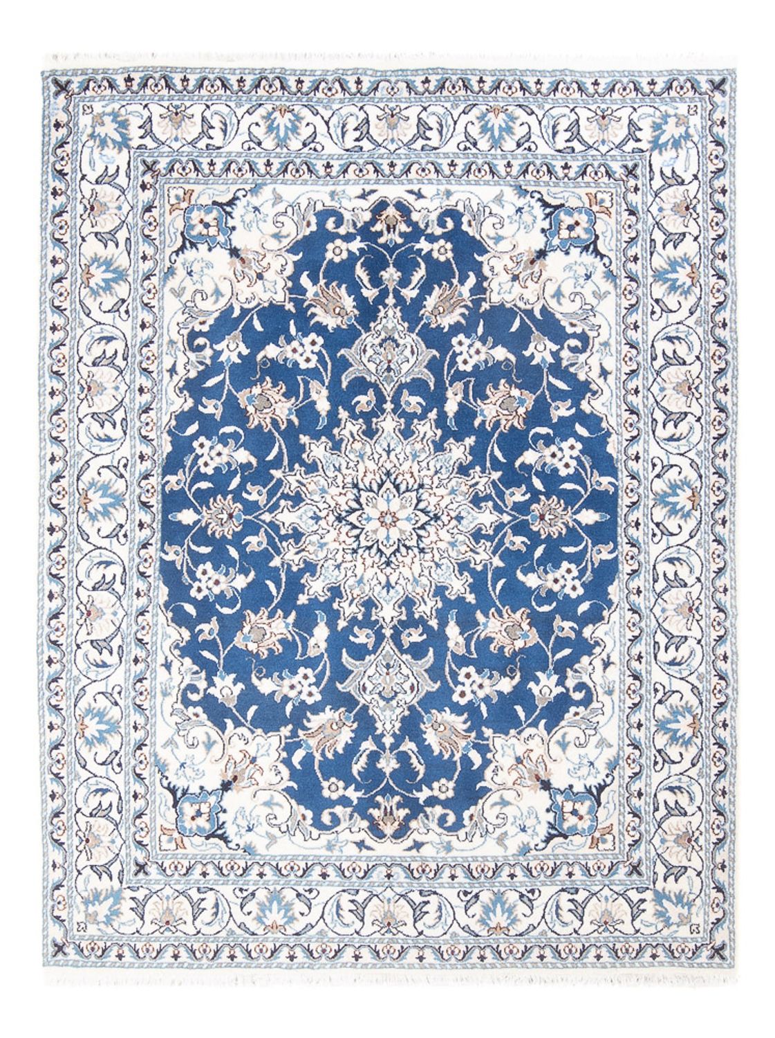 Perser Rug - Nain - Royal - 203 x 146 cm - blue