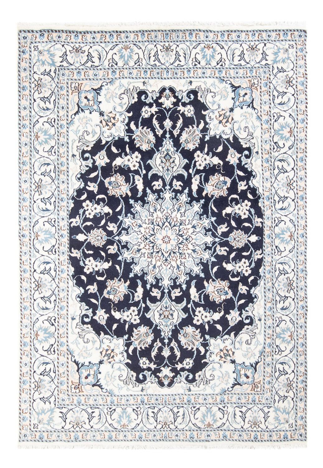 Perser Rug - Nain - Royal - 209 x 149 cm - dark blue