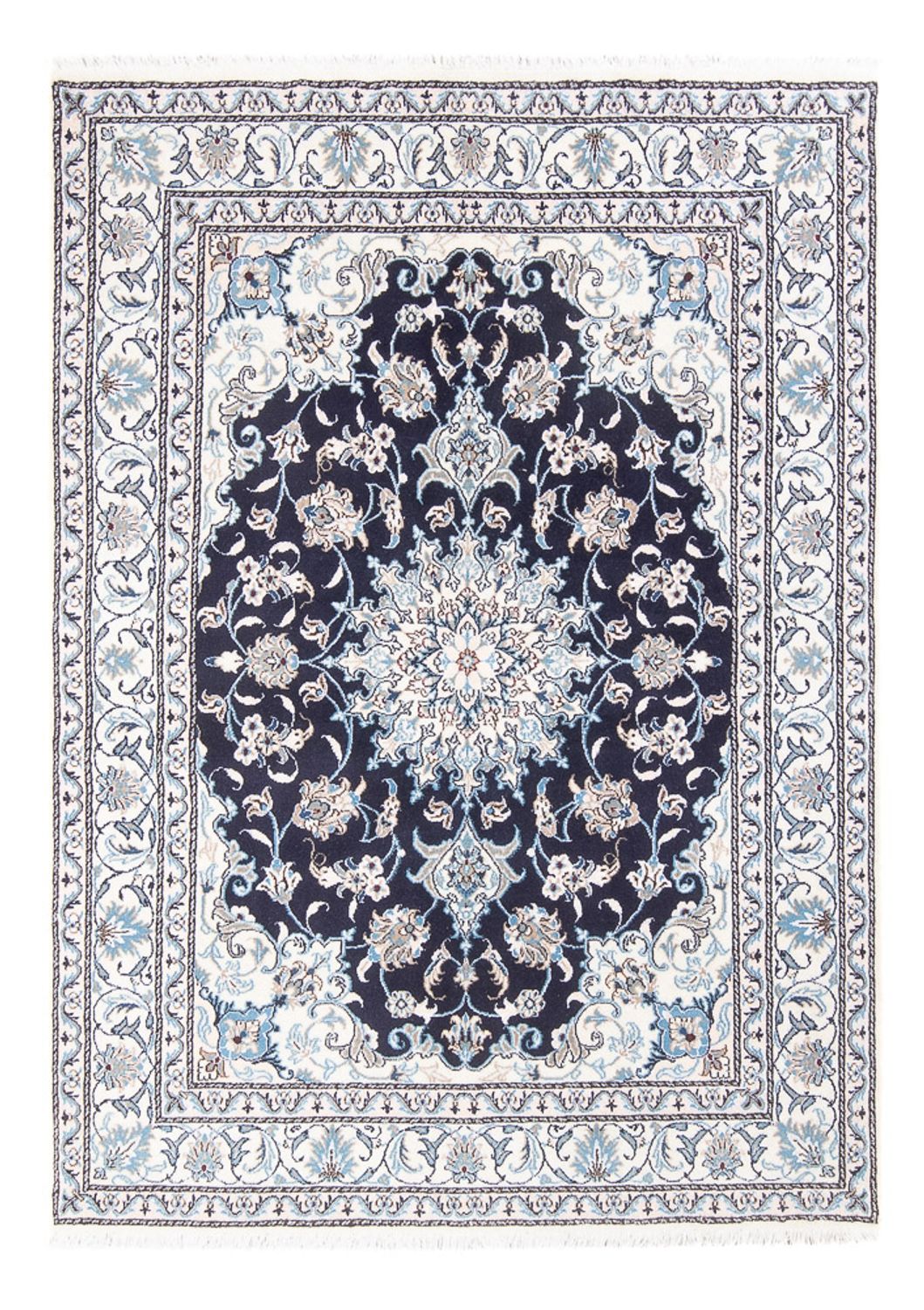 Perser Rug - Nain - Royal - 198 x 150 cm - dark blue
