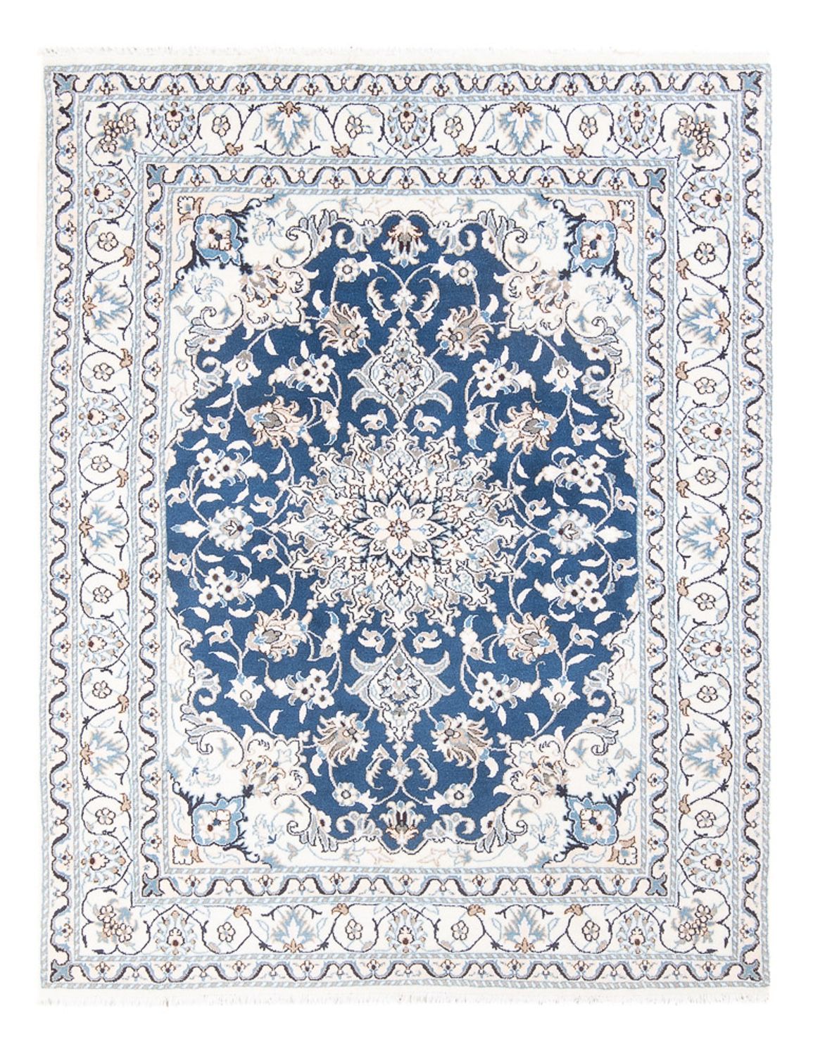 Perser Rug - Nain - Royal - 196 x 147 cm - blue