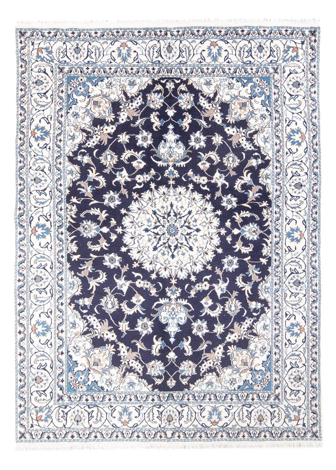 Perser Rug - Nain - 235 x 167 cm - dark blue