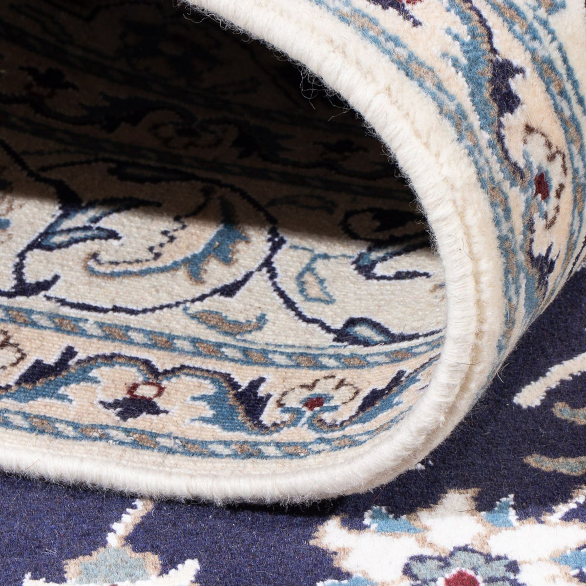 Perser Rug - Nain - 235 x 167 cm - dark blue