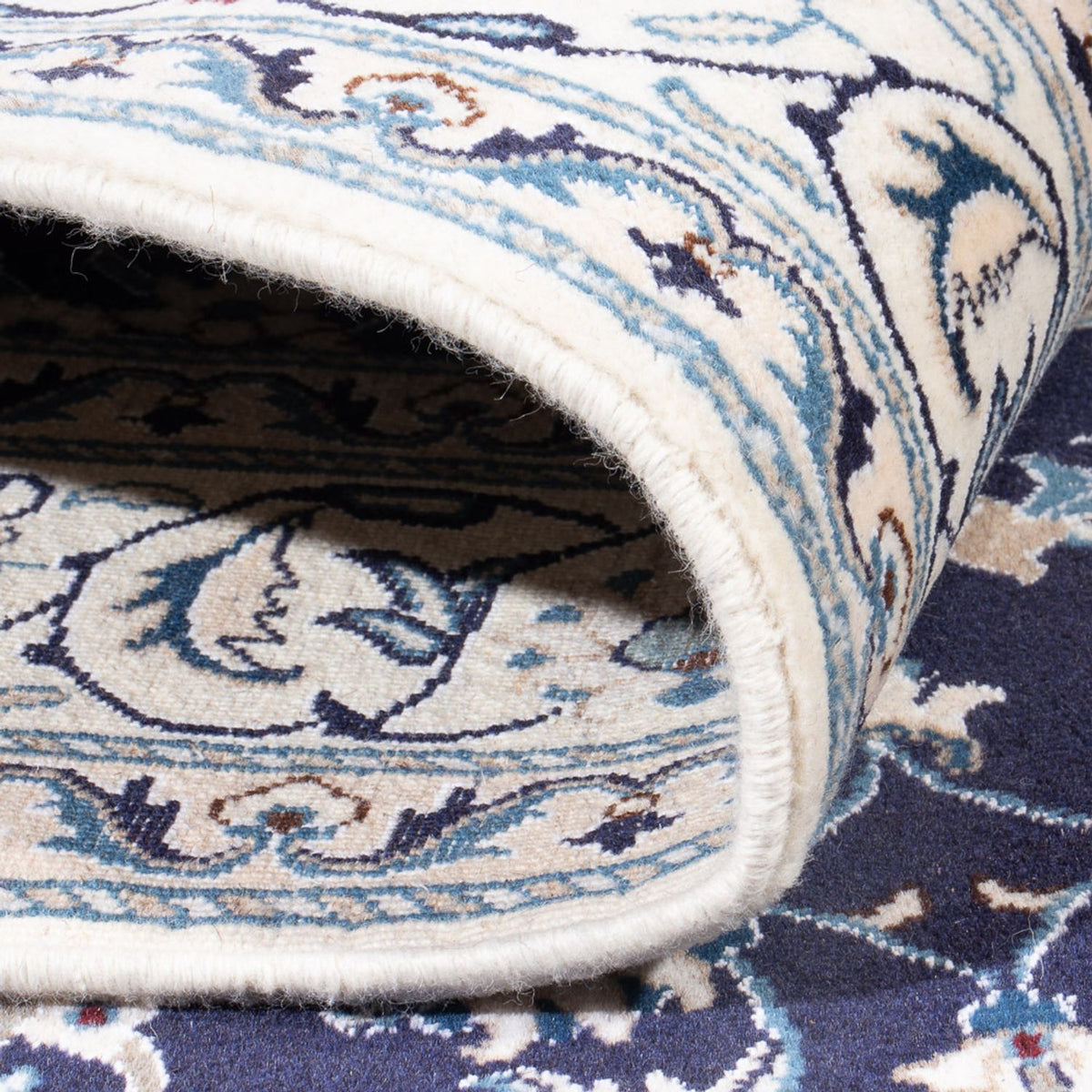 Perser Rug - Nain - 234 x 168 cm - dark blue