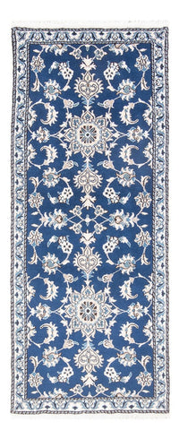 Runner Perser Rug - Nain - 196 x 77 cm - blue