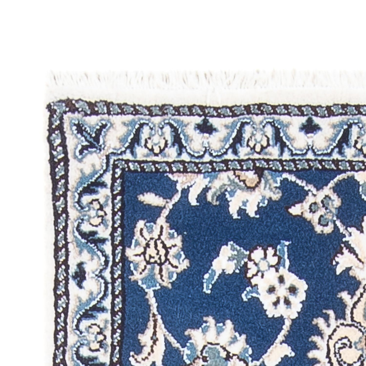 Runner Perser Rug - Nain - 196 x 77 cm - blue